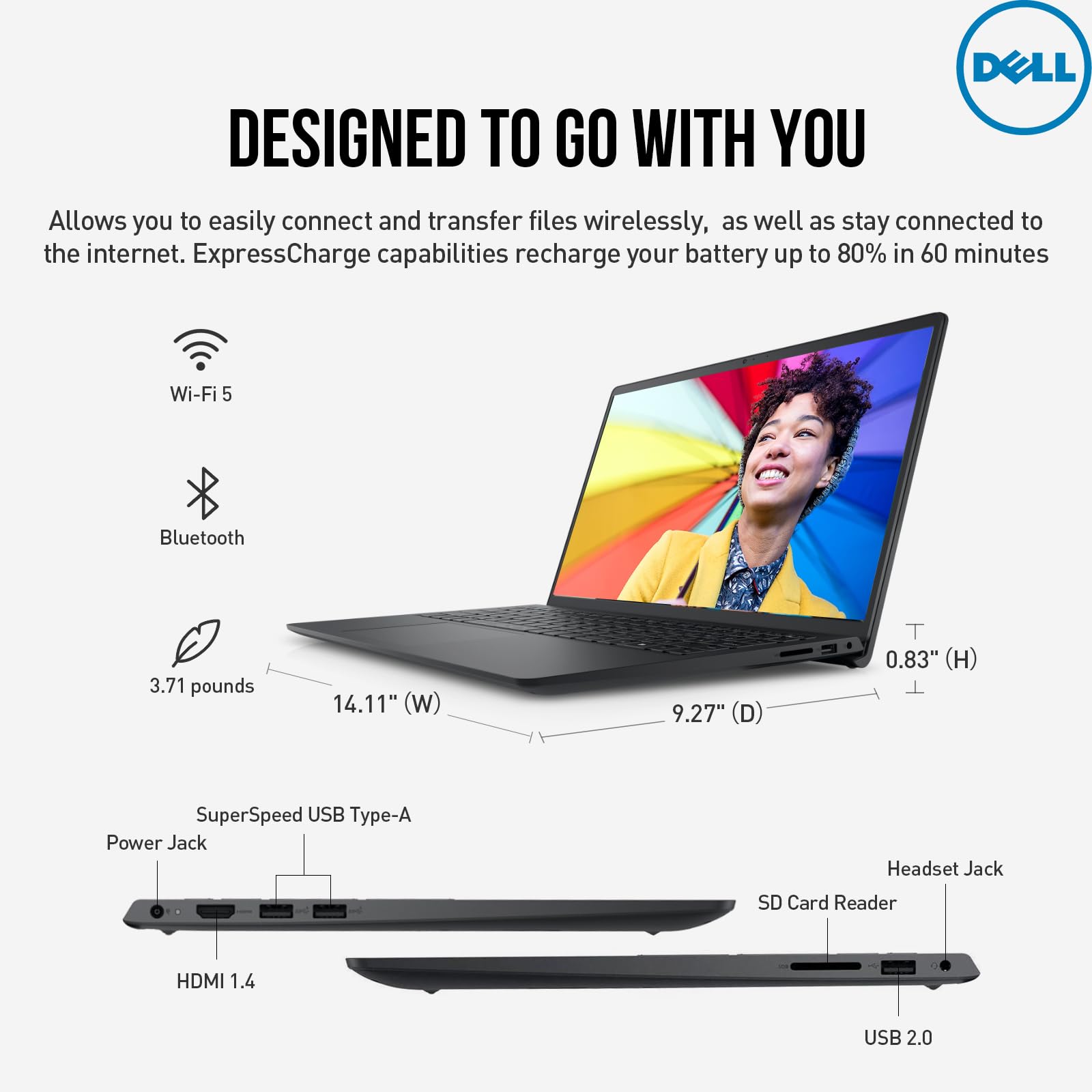 Amazon.com: Dell Inspiron 15 3000 Laptop Computer, FHD 15.6 Laptop